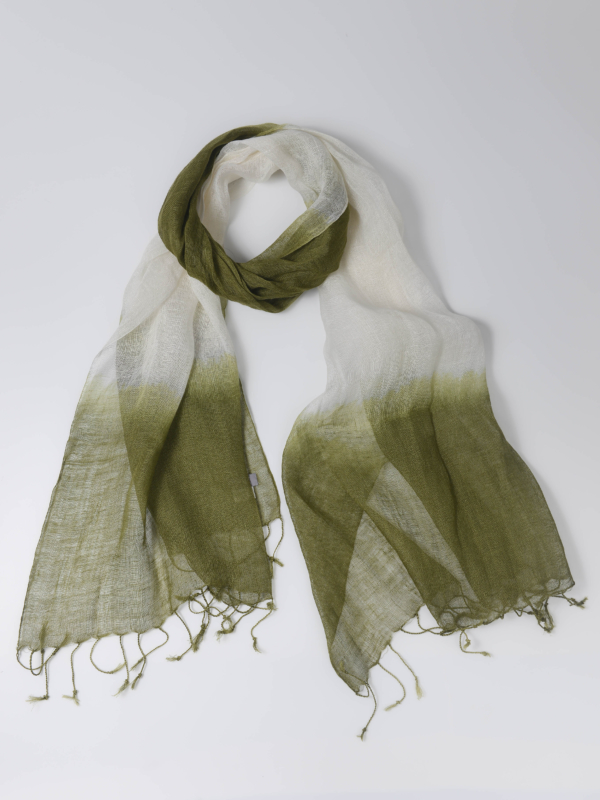 Khăn choàng linen thoáng mát, cho tâm hồn cá tính Moss