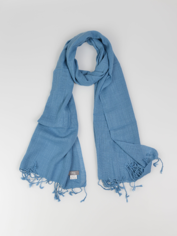 Khăn 100% cotton giản dị phong trần Blue Nhạt