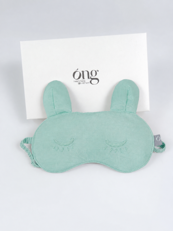 Bịt mắt ngủ lụa tơ tằm cho bé Seafoam